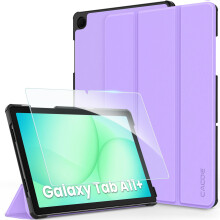 CACOE Case for Samsung Galaxy A11+ Plus +Screen Protector, Lavender Purple