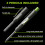 Tracer Deep Hole Carpenter Pencil Twin Pack | 2 x Construction Pencil 2