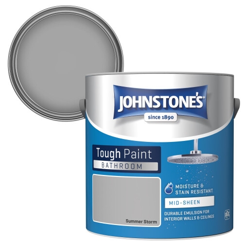 Johnstone's Johnstone's - Bathroom Wall & Ceiling Paint - Summer Storm - 2.5L