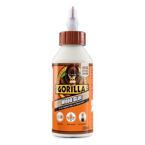 Gorilla Gorilla Wood Glue, 236ml – Strong, Fast-Setting & Water Resistant (12 Pack) 1