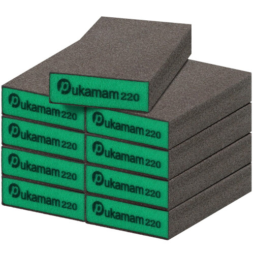 9 PCS Sanding Blocks 220 Grit Wet Dry Sandpaper