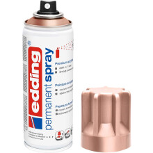 edding 5200 permanent spray - rose gold - 200 ml - acrylic paint for painting or decorating glass, metal, wood, ceramic, plastic, canvas, acrylic spra
