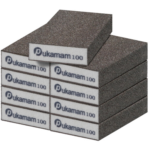 9 PCS Sanding Blocks 100 Grit Wet Dry Sandpaper