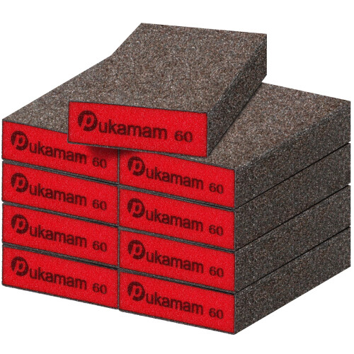 9 PCS Sanding Blocks 60 Grit Wet Dry Sandpaper