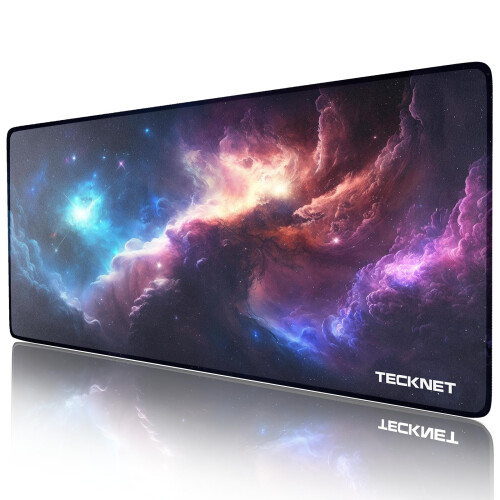 TeckNet TECKNET Gaming Mouse Mat, 900x400x3mm Large Mouse Pad - Nebula