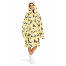 Jay Franco Adults Disney Winnie the Pooh Throw Blanket Yellow 86x97