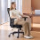 SIHOO Office Chair SpaceSaving Adjustable Lumbar Support Black 2