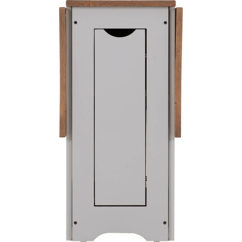Seconique Seconique Santos Butterfly Dining Set in GreyDistressed Waxed Pine 2
