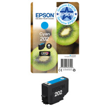 Epson 202 Cyan Kiwi Genuine, Claria Premium Ink Cartridge, Standard Capacity