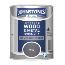 Johnstone's - Gloss Wood & Metal Primer Undercoat - Grey - 750ml
