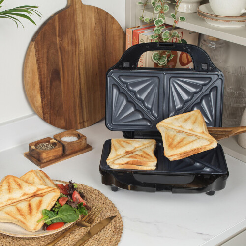 Salter Salter 3In1 Snack Maker Sandwich Toaster Waffle Maker Panini Press Gr 2
