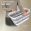 Collapsible Laundry Basket Washing Basket with Legs 45L Plastic Grey 6