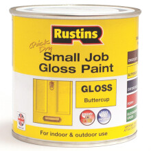 RUSTINS Small Job Gloss Paint Buttercup 250ml