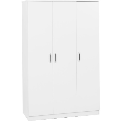 Seconique Seconique Dakota 3 Door Wardrobe in White