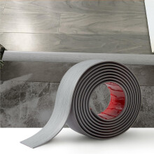Zayejod 3M PVC Floor Transition Strip Self Adhesive,Light Grey Wood 4CM