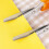 KUONIIY Pinking Shears 2 Pcs Serrated Scalloped Edges with a Thread S 2