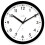 Acctim Acctim 74663 Nardo 20cm Radio Controlled Black Wall Clock 1