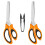 KUONIIY Pinking Shears 2 Pcs Serrated Scalloped Edges with a Thread S 1
