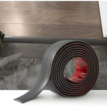 Zayejod 6M PVC Floor Transition Strip Self Adhesive,Dark Grey Wood 5CM