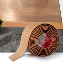 Zayejod 2M PVC Floor Transition Strip Self Adhesive,Yellow Wood Grain 7.6CM