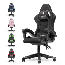 bigzzia Ergonomic Gaming Chair With Lumbar and Headrest Cushions