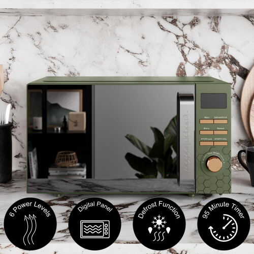 Morphy Richards Morphy Richards Cassini Digital Glass Microwave 20L Capacity Stainless 1