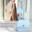 EasyAcc Case for iPad (A16) 11th/10th Generation 2025/2022, Ice Blue 6