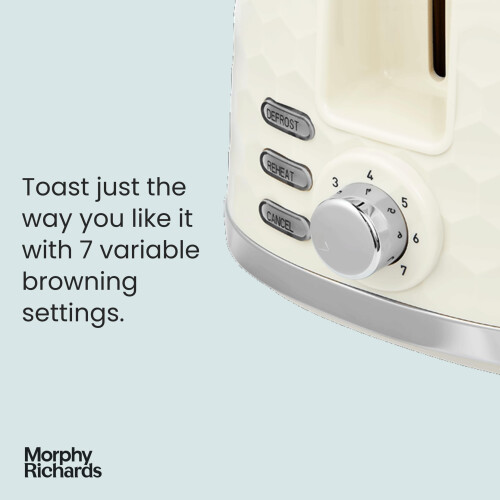 Morphy Richards Morphy Richards Hive 2 Slice Toaster Variable Browning Removable Crumb 1