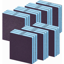20 kpl hiomasieniä, märkä- ja kuivahiomapalikkaa puulle, kipsilevylle, metallille ja maalille