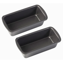 kpl ruostumattomasta teräksestä valmistettuja leipä- ja kakkuvuokia, 19 x 9 x 6 cm, tarttumattomia leipä- ja kakkuvuokia uuniin ja kiertoilm
