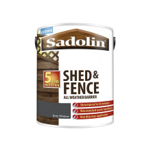 Sadolin Shed & Fence Woodstain Grey Shadow 5 L