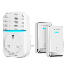 TECKNET Self‑Powered Wireless Doorbell, No Battery Required Door Bell