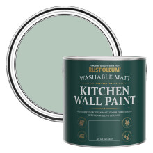 Rust-Oleum Green Washable Kitchen Wall Paint in Matt Finish - Leaplish 2.5L