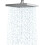 Hibbent Rain Shower Head 8 Inch, Square, Chrome 1
