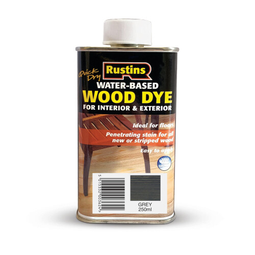 Rustins Rustins Wood Dye 250ml Quick Dry Grey
