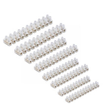 3A/5A/15A/30A/60A Electrical Connector Blocks 12 Way Clear Barrier Block Strip Wire Connector Electrical Choc Blocks Connecting for Wiring Cable Dual