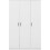 Seconique Seconique Dakota 3 Door Wardrobe in White 4