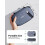 UGREEN Travel Accessories Tech Pouch Electronics Cable Organiser Bag Grey 2