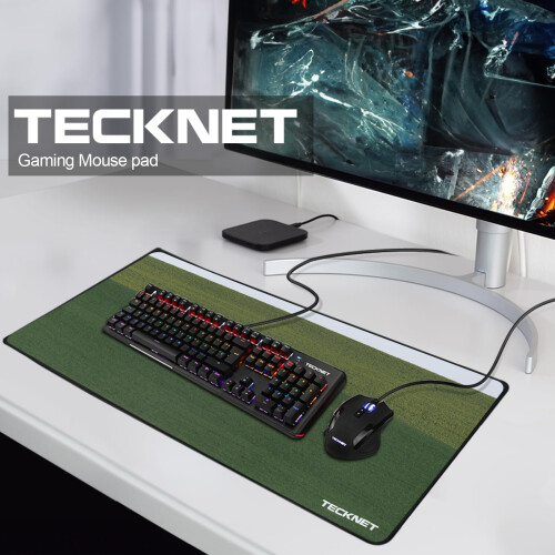 TeckNet TECKNET Gaming Mouse Mat, 900x400x3mm Large Mouse Pad - Meadow 1