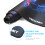 TeckNet TECKNET Gaming Mouse Mat, 900x400x3mm Large Mouse Pad - Blue Red Flame 4