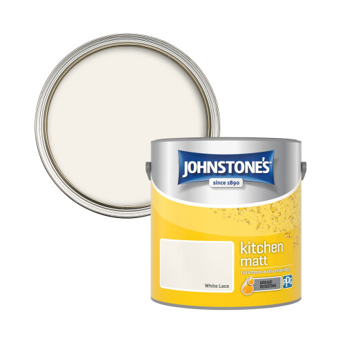 Johnstone's Johnstone's - Matt Kitchen Paint - White Lace - 2.5L 1