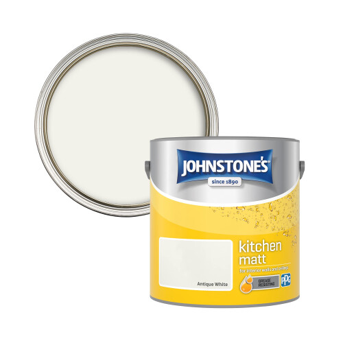 Johnstone's Johnstone's - Matt Kitchen Paint - Antique White - 2.5L 1