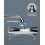 Hibbent Self-Cleaning Rainfall Shower Heads, 10 Inch, White 4