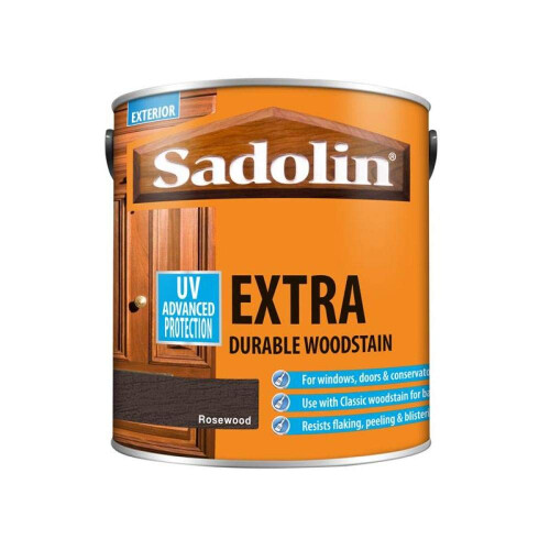 Sadolin Sadolin Extra Durable Woodstain - Rosewood - 2.5L 1