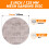 pihemum 50 Pcs Mesh Sanding Discs 125mm 150 Grit 2