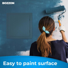 Plastic Access Panel 250x250 mm – Paintable Inspection Hatch for Wall & Ceiling – Fuse Box Cover, Conceals Wires & Pipes – Flush Fit Easy-Instal
