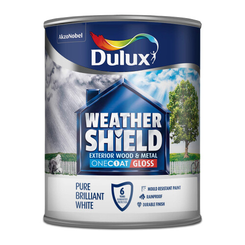 Dulux Dulux Weathershield One Coat Exterior Gloss 750ml 1