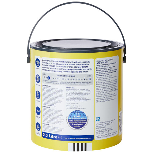 Johnstone's Johnstone's - Matt Kitchen Paint - Natural Sage - 2.5L 1