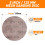 pihemum 50 Pcs Mesh Sanding Discs 125mm 400 Grit 2