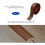 Zayejod 3M PVC Floor Transition Strip Self Adhesive，Cherry 4CM 2